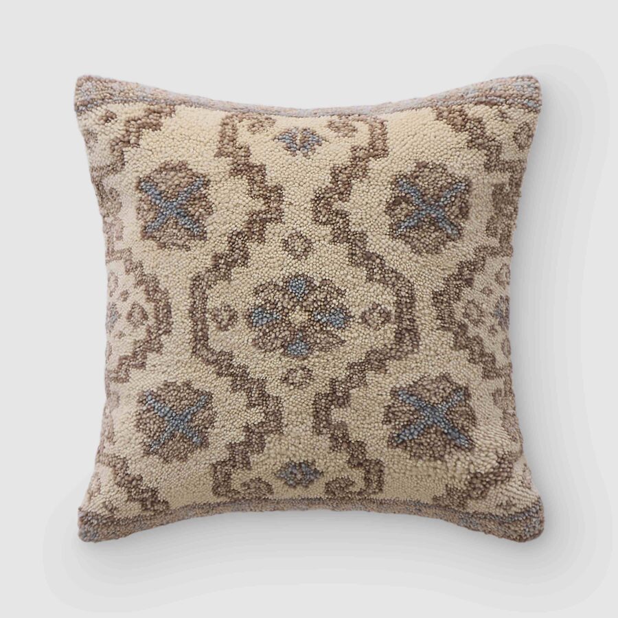 Refined Natural Hand-Knotted Decorative Pillow
