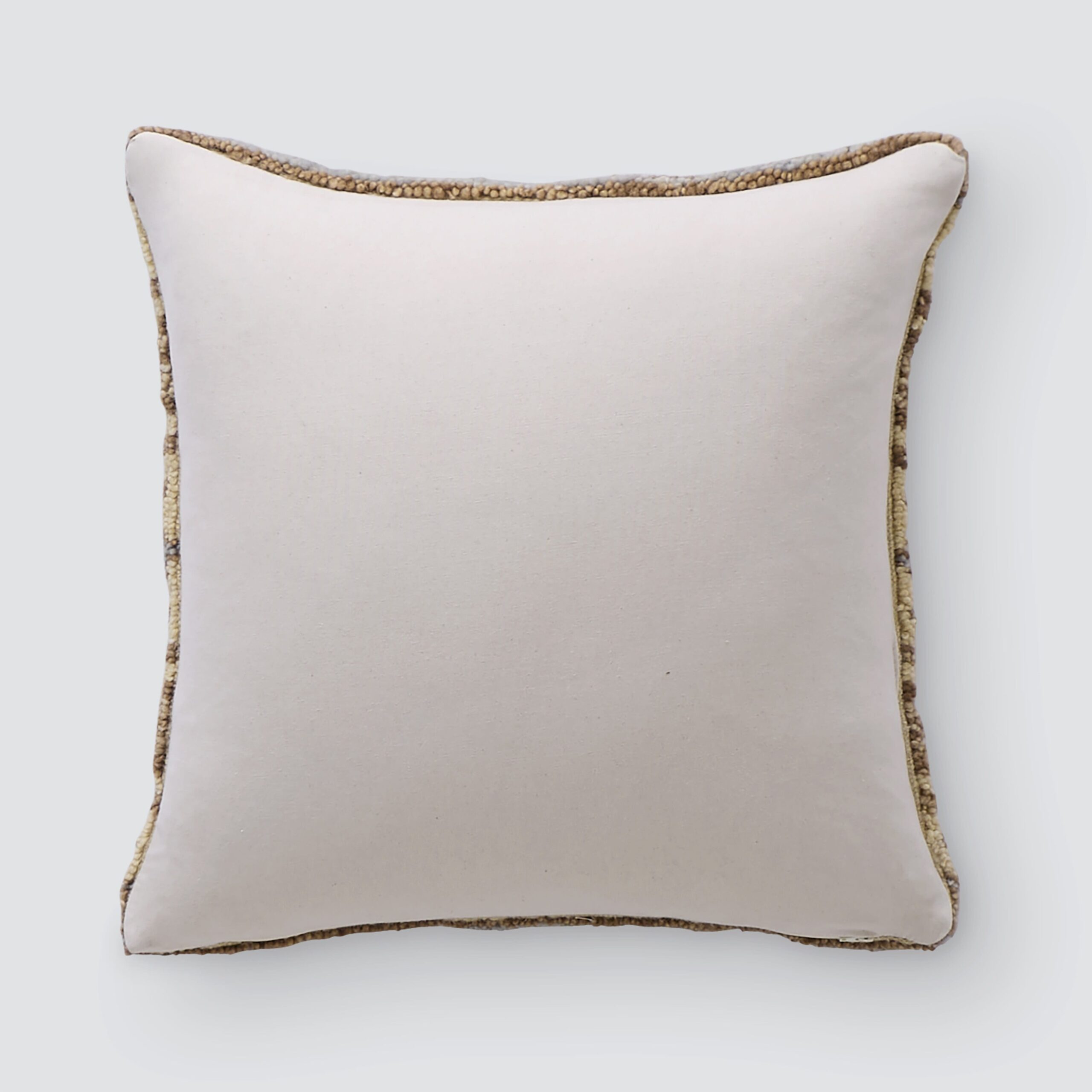 Refined Natural Hand-Knotted Decorative Pillow - Image 2