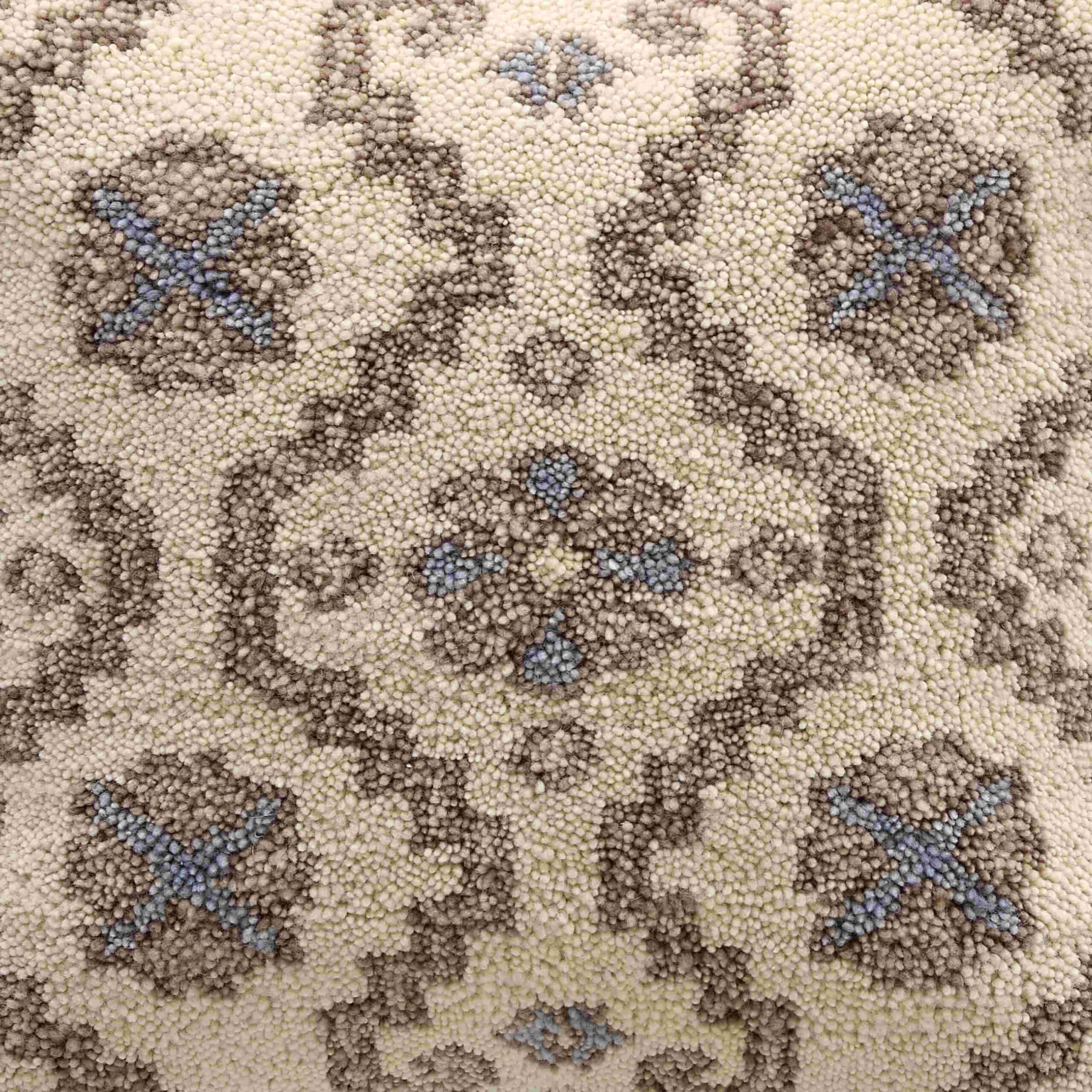 Refined Natural Hand-Knotted Decorative Pillow - Image 3
