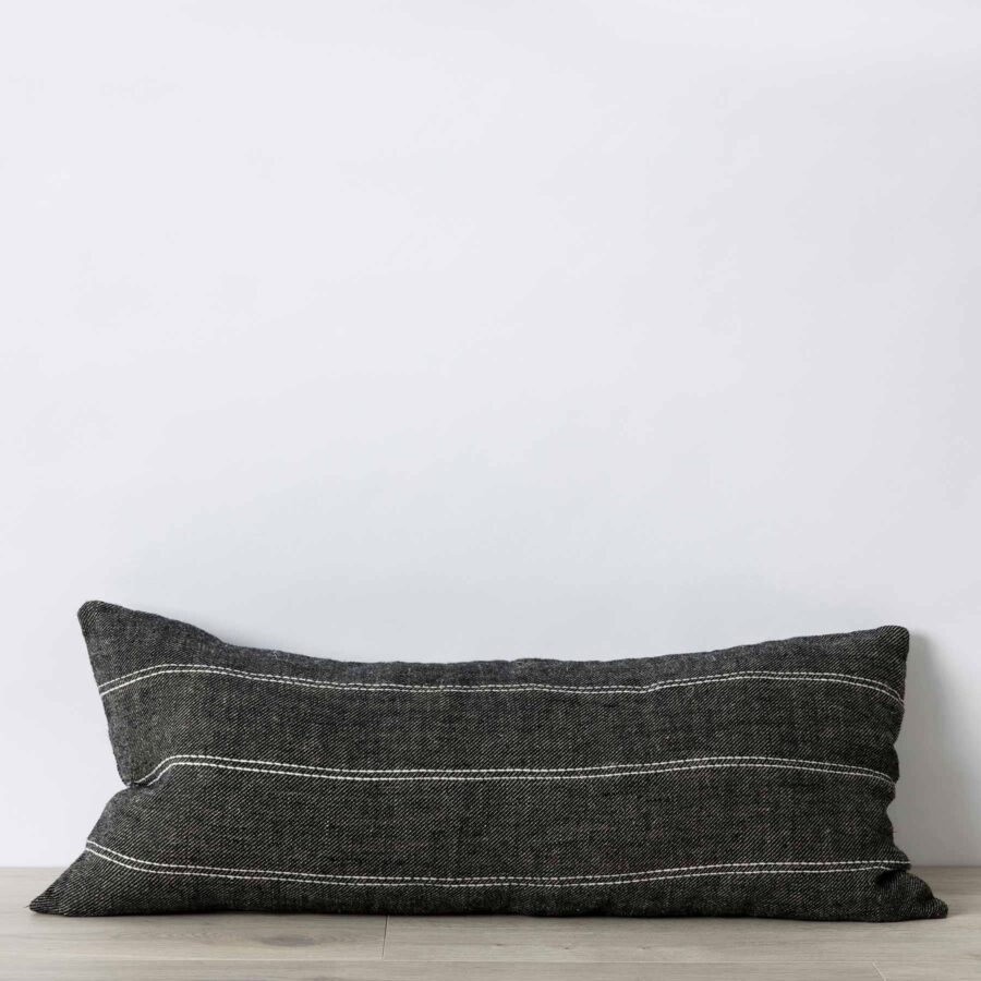 Natural Linen Lumbar Decorative Cushion Cover Style 5