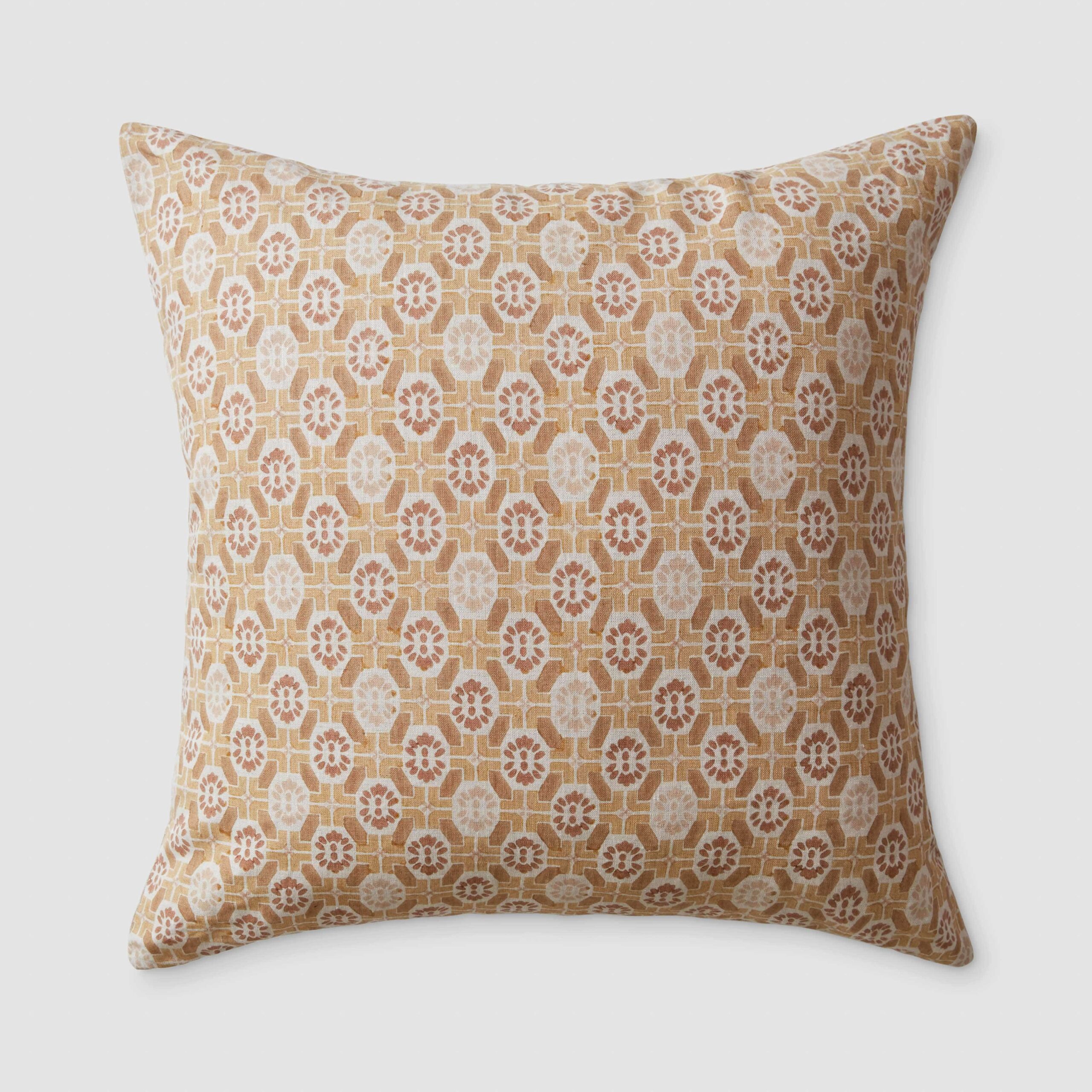Artisan Block Print Decorative Pillow