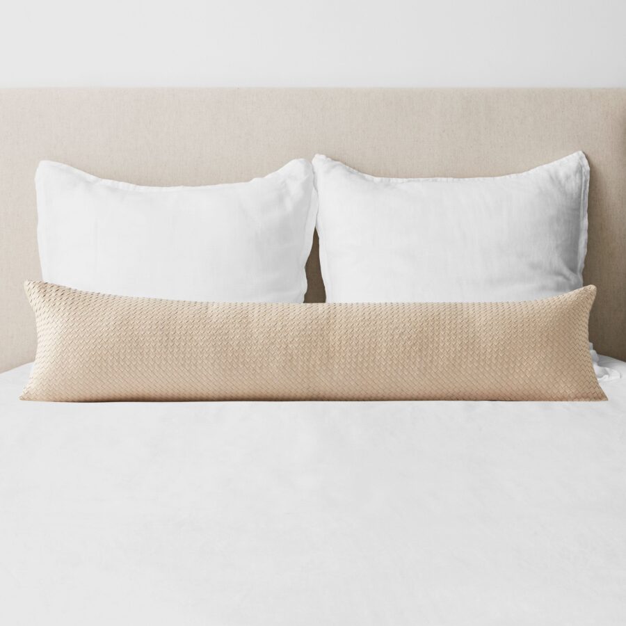 Structured Relaxed Woven Lumbar Pillow