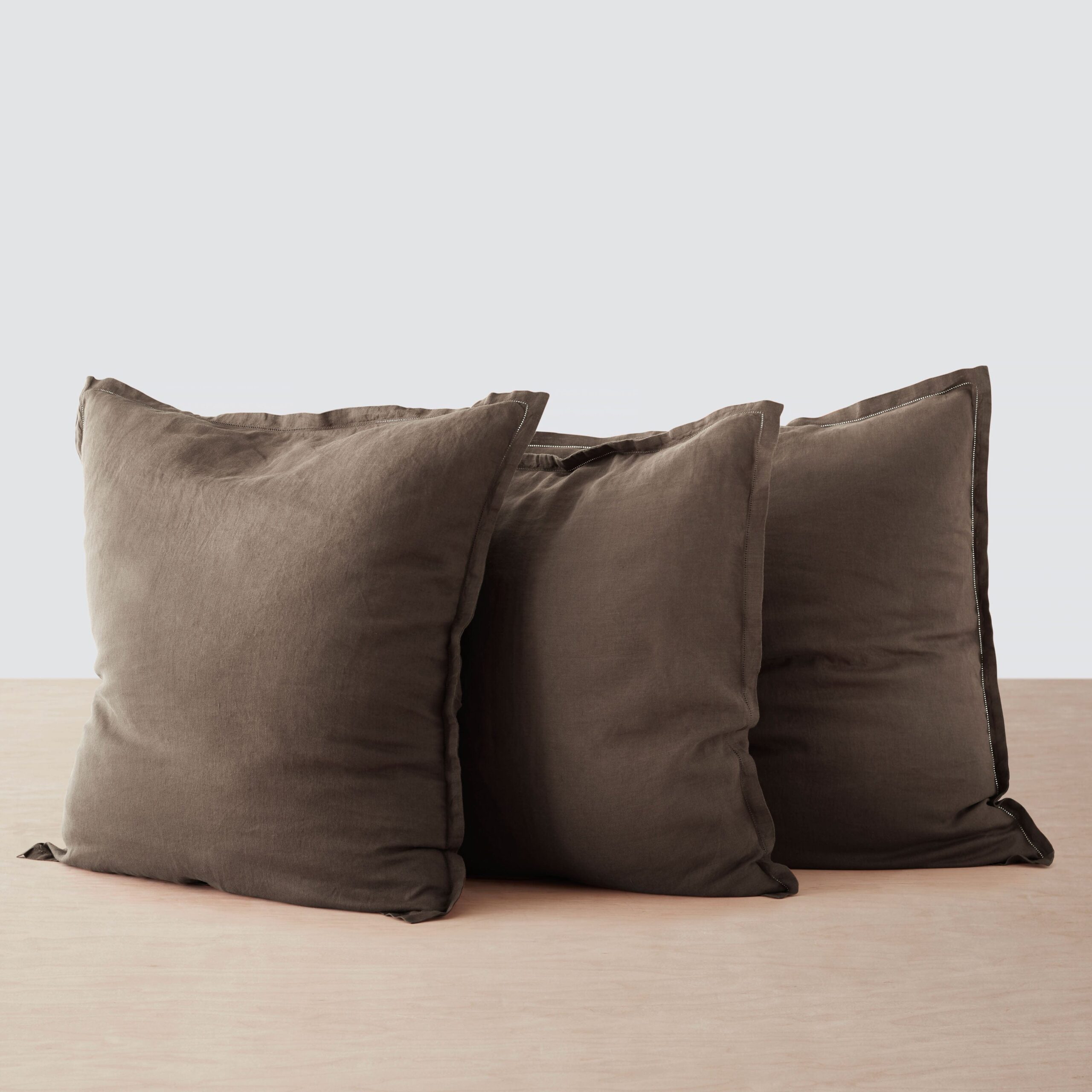 Stonewashed Linen Euro Sham Set in Green - Image 20